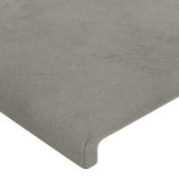 vidaXL Headboard with Ears Light Gray 72