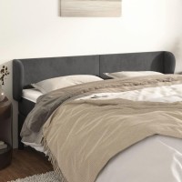 vidaXL Headboard with Ears Dark Gray 72