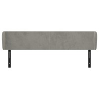 vidaXL Headboard with Ears Light Gray 79.9