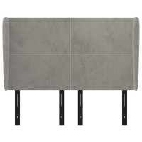 vidaXL Headboard with Ears Light Gray 57.9