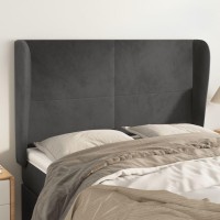 vidaXL Headboard with Ears Dark Gray 57.9