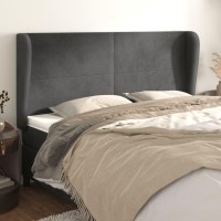 vidaXL Headboard with Ears Dark Gray 72