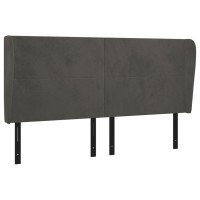 vidaXL Headboard with Ears Dark Gray 72