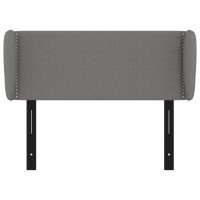 vidaXL Headboard with Ears Dark Gray 40.6