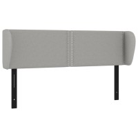 vidaXL Headboard with Ears Light Gray 57.9