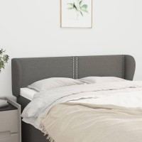 vidaXL Headboard with Ears Dark Gray 57.9