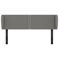 vidaXL Headboard with Ears Dark Gray 57.9