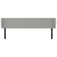 vidaXL Headboard with Ears Light Gray 64.2