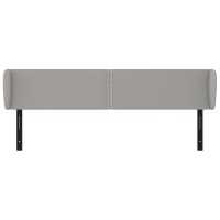 vidaXL Headboard with Ears Light Gray 72