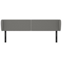 vidaXL Headboard with Ears Dark Gray 79.9