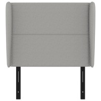 vidaXL Headboard with Ears Light Gray 40.6