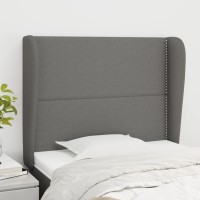 vidaXL Headboard with Ears Dark Gray 40.6