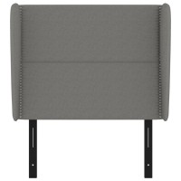 vidaXL Headboard with Ears Dark Gray 40.6