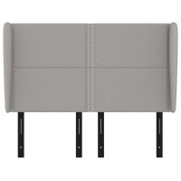 vidaXL Headboard with Ears Light Gray 57.9