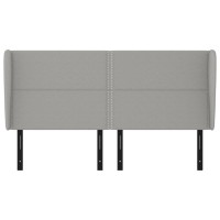 vidaXL Headboard with Ears Light Gray 64.2