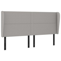 vidaXL Headboard with Ears Light Gray 72