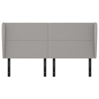 vidaXL Headboard with Ears Light Gray 72