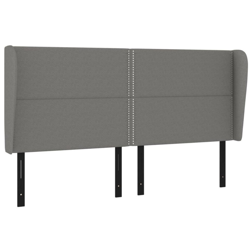 vidaXL Headboard with Ears Dark Gray 79.9