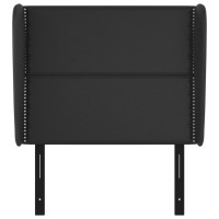 vidaXL Headboard with Ears Black 40.6