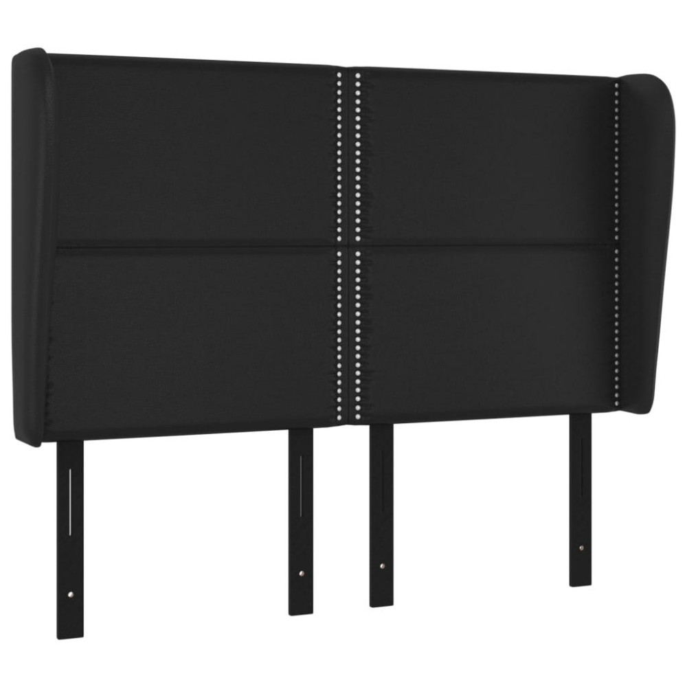 vidaXL Headboard with Ears Black 57.9