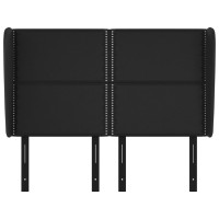 vidaXL Headboard with Ears Black 57.9