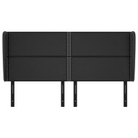 vidaXL Headboard with Ears Black 72