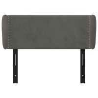 vidaXL Headboard with Ears Dark Gray 40.6