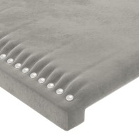 vidaXL Headboard with Ears Light Gray 57.9