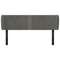 vidaXL Headboard with Ears Dark Gray 57.9