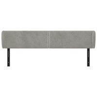 vidaXL Headboard with Ears Light Gray 72