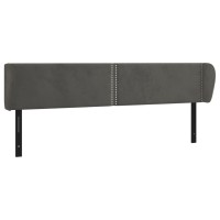 vidaXL Headboard with Ears Dark Gray 72