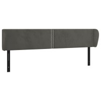 vidaXL Headboard with Ears Dark Gray 79.9