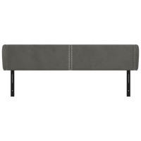 vidaXL Headboard with Ears Dark Gray 79.9