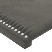 vidaXL Headboard with Ears Dark Gray 64.2