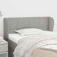 vidaXL Headboard with Ears Light Gray 40.6