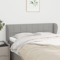 vidaXL Headboard with Ears Light Gray 57.9