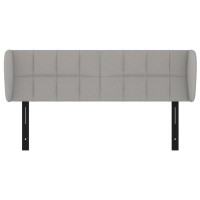 vidaXL Headboard with Ears Light Gray 57.9