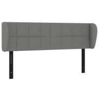 vidaXL Headboard with Ears Dark Gray 57.9