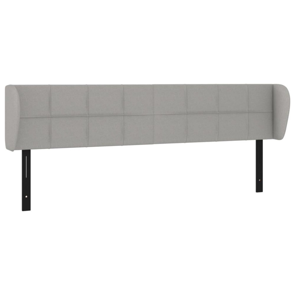 vidaXL Headboard with Ears Light Gray 64.2