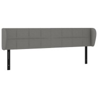 vidaXL Headboard with Ears Dark Gray 64.2