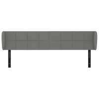 vidaXL Headboard with Ears Dark Gray 64.2