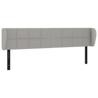 vidaXL Headboard with Ears Light Gray 72