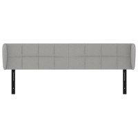 vidaXL Headboard with Ears Light Gray 72