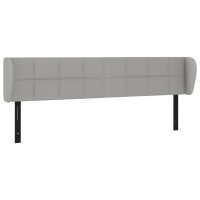 vidaXL Headboard with Ears Light Gray 79.9