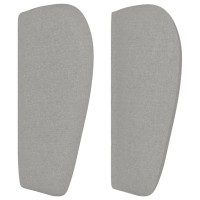 vidaXL Headboard with Ears Light Gray 79.9