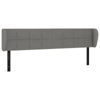 vidaXL Headboard with Ears Dark Gray 79.9