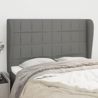 vidaXL Headboard with Ears Dark Gray 57.9