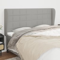 vidaXL Headboard with Ears Light Gray 72