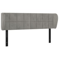 vidaXL Headboard with Ears Light Gray 57.9