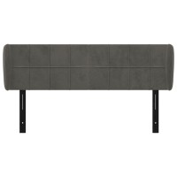 vidaXL Headboard with Ears Dark Gray 57.9